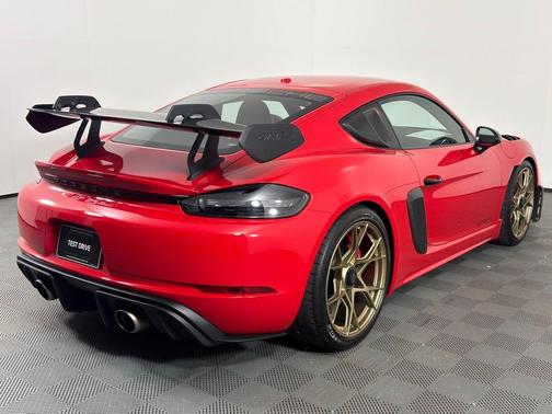 Red 2025 Porsche 718 Cayman GT4 RS