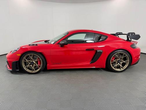 Red 2025 Porsche 718 Cayman GT4 RS