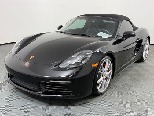 Black 2025 Porsche 718 Boxster S