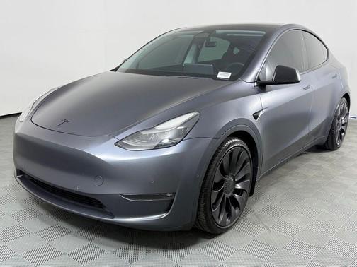 Midnight Silver Metallic 2021 Tesla Model Y Performance