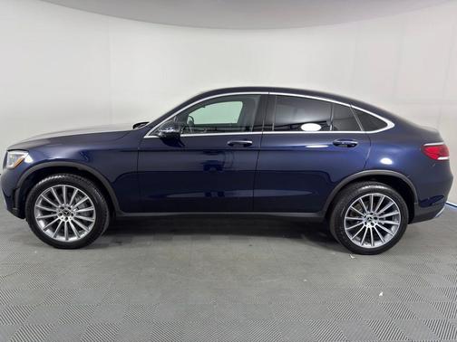 Brilliant Blue Metallic 2021 Mercedes-Benz GLC 300 4MATIC Coupe