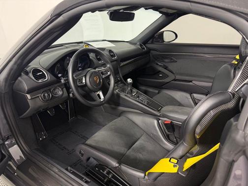 Grey / Black 2023 Porsche 718 Spyder Base