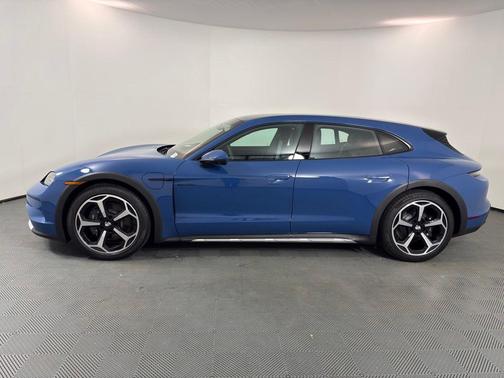 Neptune Blue 2025 Porsche Taycan 4