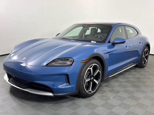 Neptune Blue 2025 Porsche Taycan 4