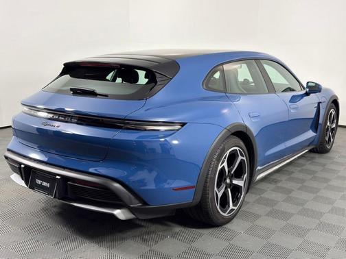 Neptune Blue 2025 Porsche Taycan 4