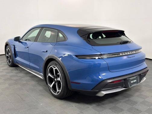 Neptune Blue 2025 Porsche Taycan 4