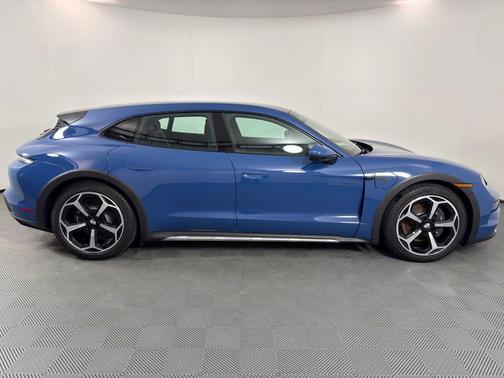 Neptune Blue 2025 Porsche Taycan 4