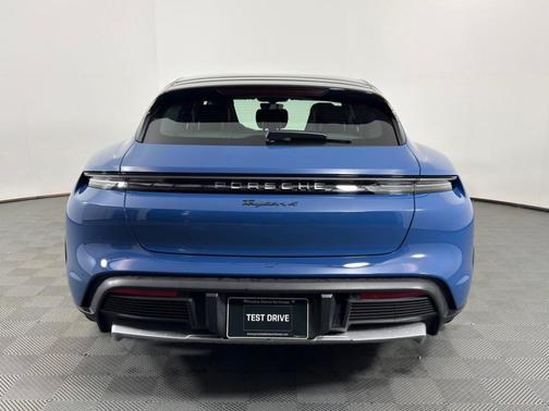 Neptune Blue 2025 Porsche Taycan 4