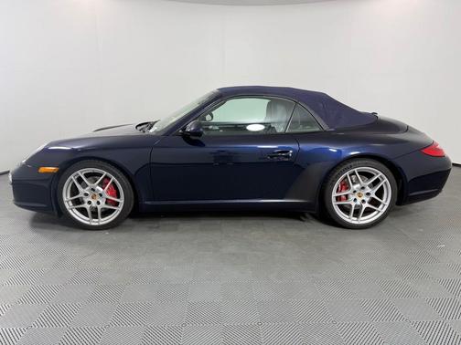 Midnight Blue Metallic 2009 Porsche 911 Carrera S Cabriolet