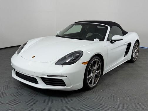 White 2025 Porsche 718 Boxster