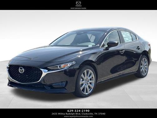 Jet Black Mica 2026 Mazda Mazda3 FWD w/Preferred Package