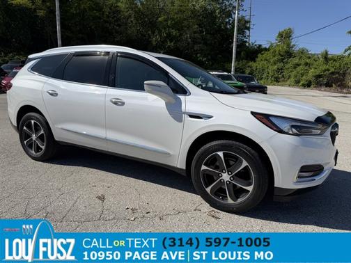 White Frost Tricoat 2021 Buick Enclave Essence