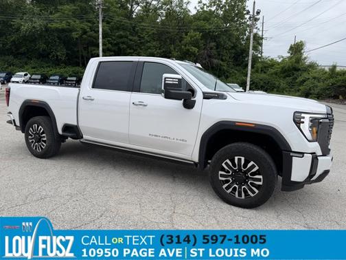 White Frost Tricoat 2024 GMC Sierra 3500 Denali