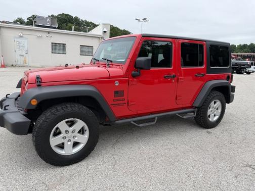 Firecracker Red Clearcoat 2017 Jeep Wrangler Unlimited Sport