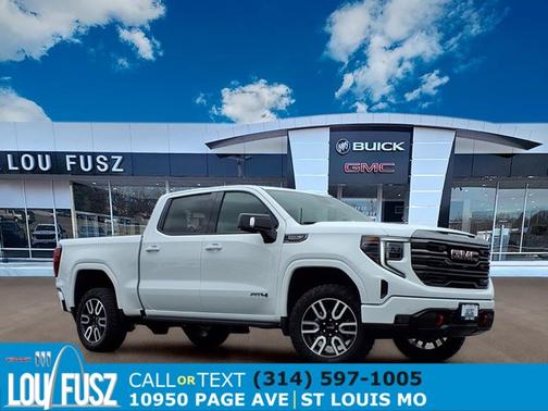Summit White 2024 GMC Sierra 1500 AT4