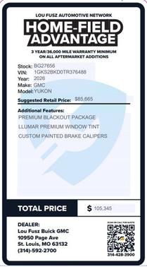 Sterling Metallic 2026 GMC Yukon Elevation