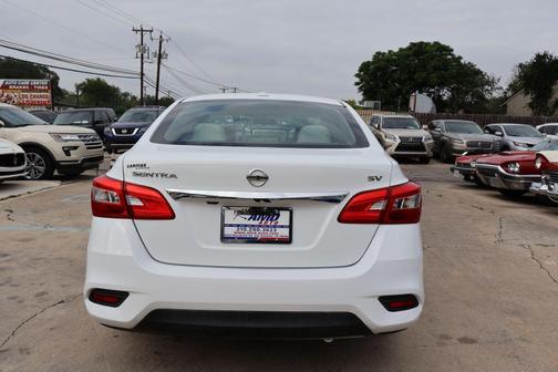 WHITE 2017 Nissan Sentra SV