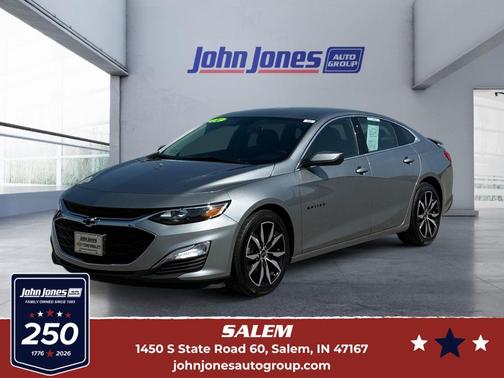 Sterling Gray Metallic 2024 Chevrolet Malibu RS