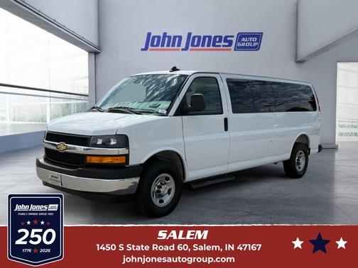Summit White 2025 Chevrolet Express 3500 LT