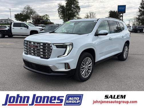 Glacier White 2026 GMC Acadia Denali
