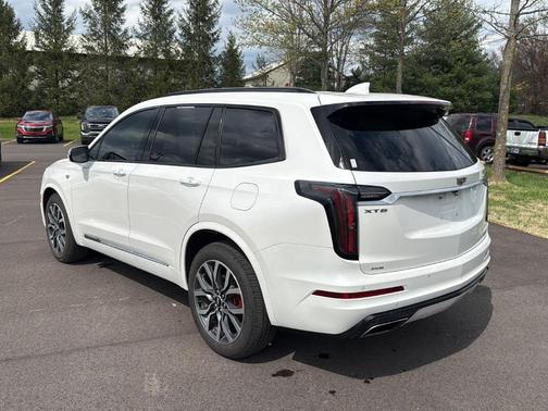 Crystal White Tri-Coat 2023 Cadillac XT6 Sport AWD