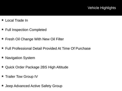 2019 Jeep Grand Cherokee High Altitude