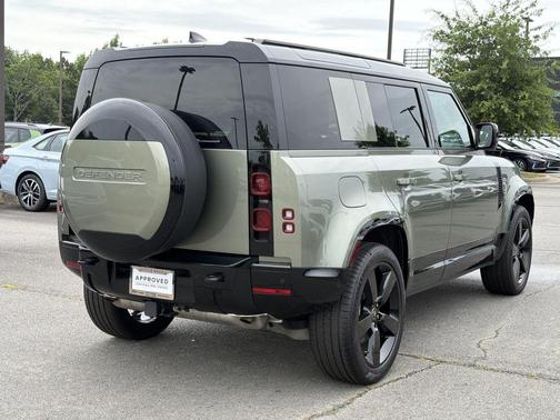 Pangea Green Metallic 2025 Land Rover Defender 110 P400 X-Dynamic SE