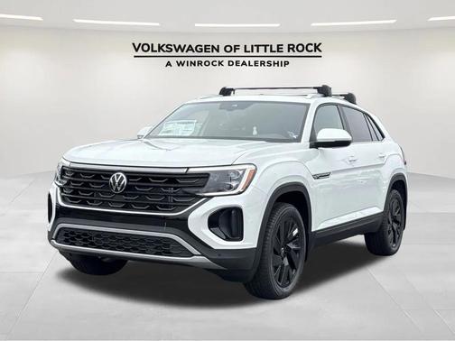 White Pearl 2026 Volkswagen Atlas Cross Sport 2.0T SE w/Technology