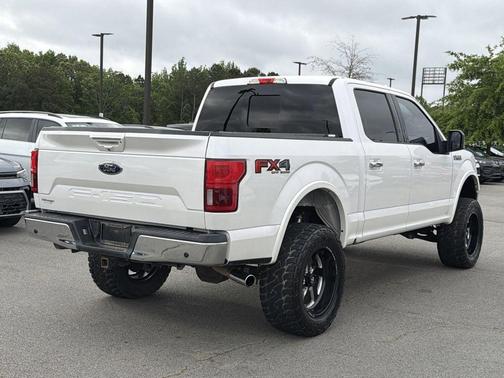 White Platinum 2018 Ford F-150 Lariat