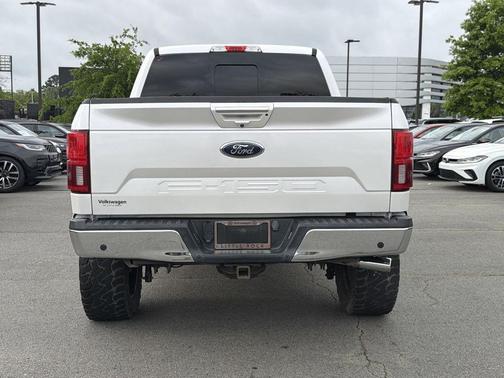 White Platinum 2018 Ford F-150 Lariat