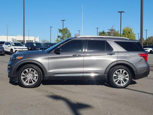 Carbonized Gray Metallic 2022 Ford Explorer Limited