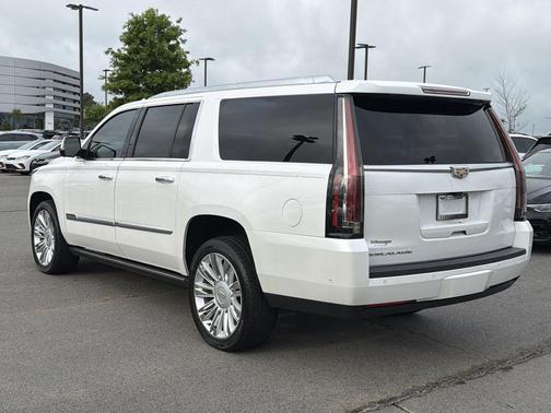 Crystal White Tricoat 2019 Cadillac Escalade ESV Platinum