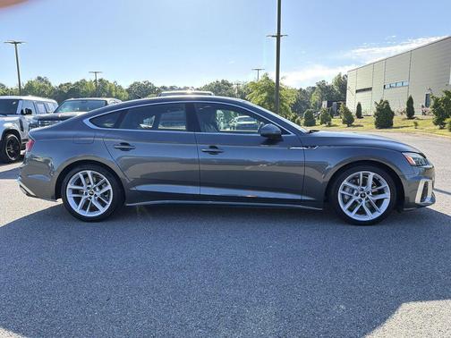Daytona Gray Pearl Effect 2024 Audi A5 Sportback 45 S Line Premium Plus