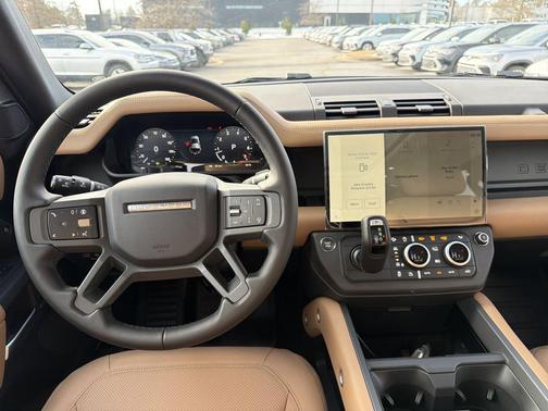 Woolstone Green Metallic 2026 Land Rover Defender P400 X-Dynamic SE