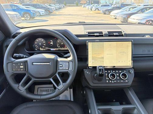 Woolstone Green Metallic 2026 Land Rover Defender P400 X-Dynamic SE