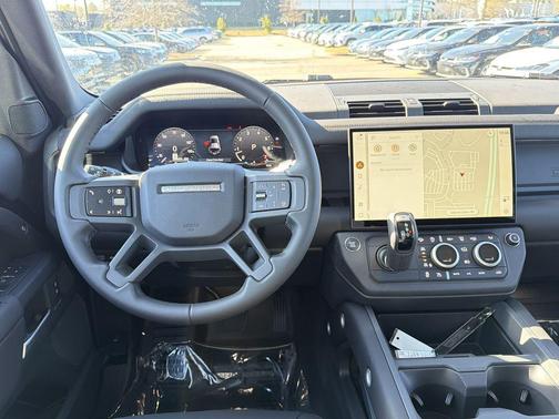 Santorini Black Metallic 2026 Land Rover Defender P300 S
