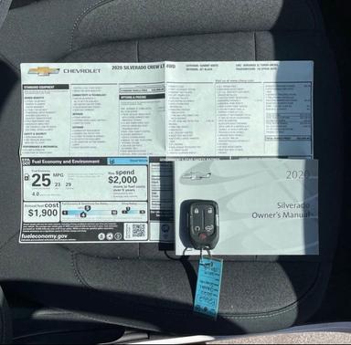 Summit White 2020 Chevrolet Silverado 1500 LT