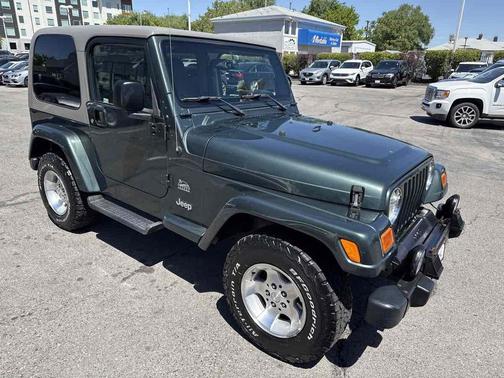 Shale Green Metallic 2003 Jeep Wrangler Sahara