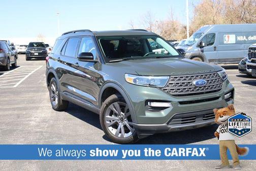 Forged Green Metallic 2024 Ford Explorer XLT