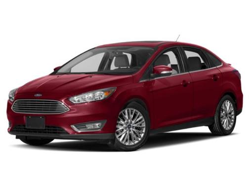 White Platinum Clearcoat Metallic 2015 Ford Focus Titanium