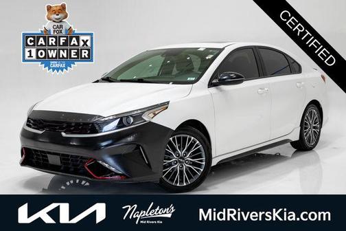 Snow White Pearl 2023 Kia Forte GT-Line