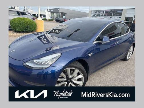 Deep Blue Metallic 2019 Tesla Model 3 Long Range