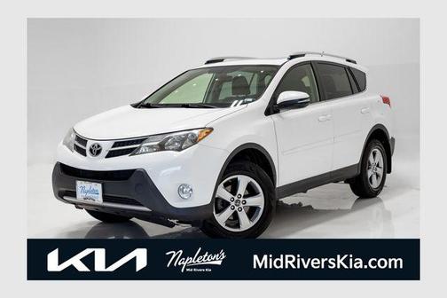 Super White 2015 Toyota RAV4 XLE