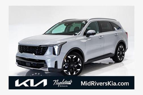 Wolf Gray 2025 Kia Sorento SX