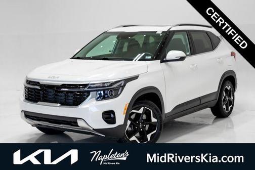 Snow White Pearl 2024 Kia Seltos EX