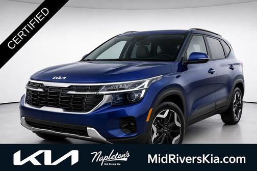 Dark Ocean Blue 2024 Kia Seltos EX