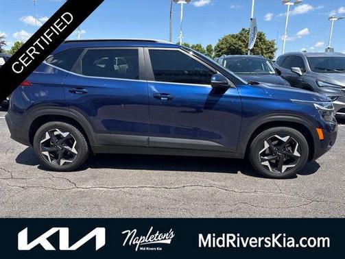 Dark Ocean Blue 2024 Kia Seltos EX
