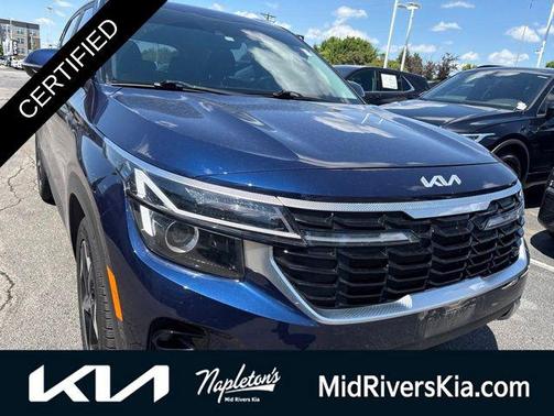 Dark Ocean Blue 2024 Kia Seltos EX