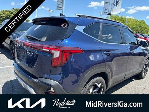 Dark Ocean Blue 2024 Kia Seltos EX