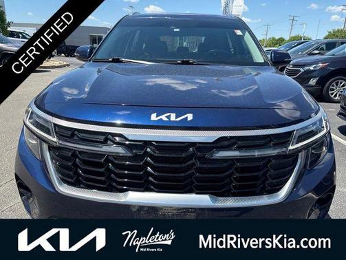 Dark Ocean Blue 2024 Kia Seltos EX